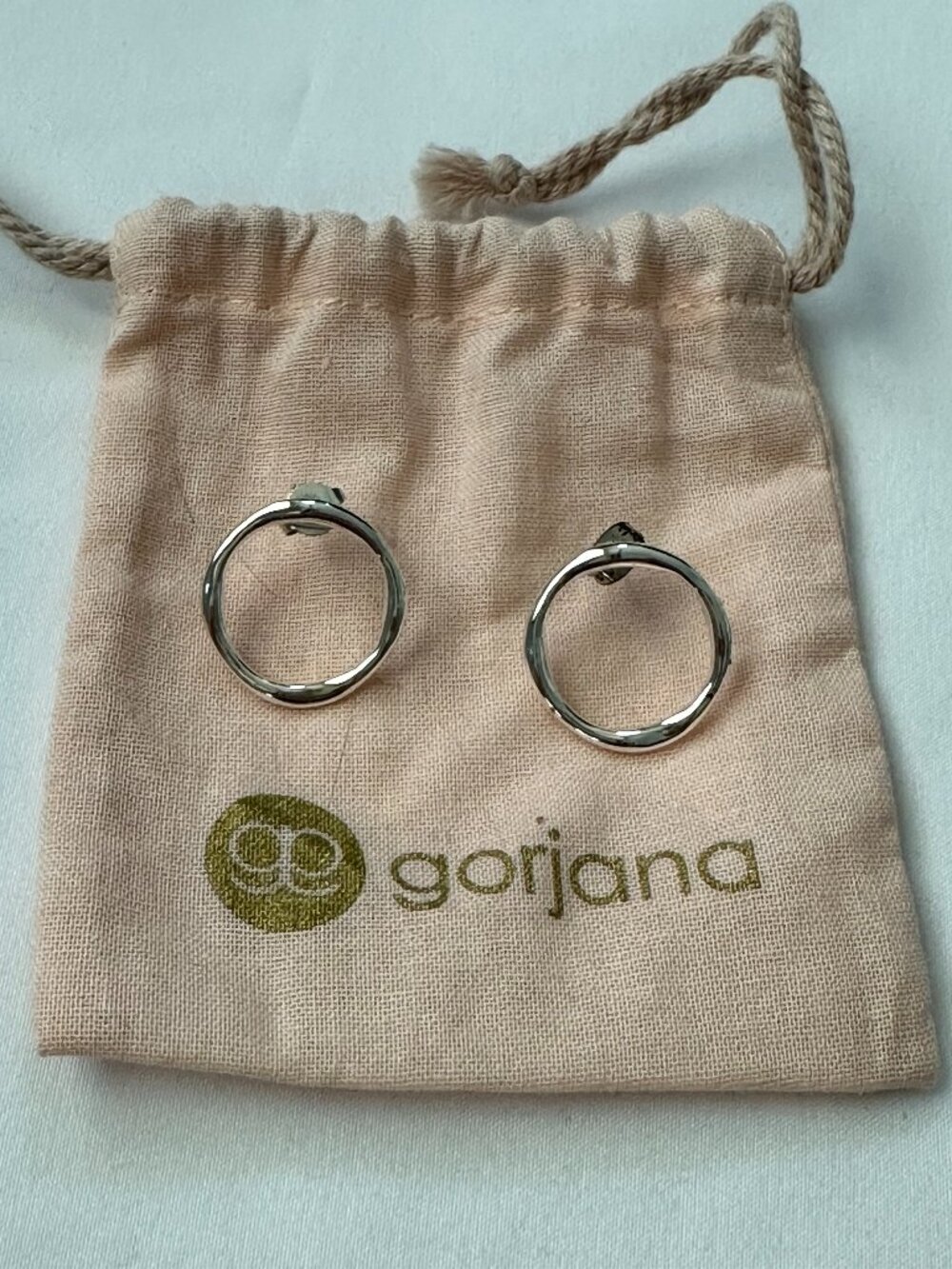 Gorjana Silver Circle Earrings